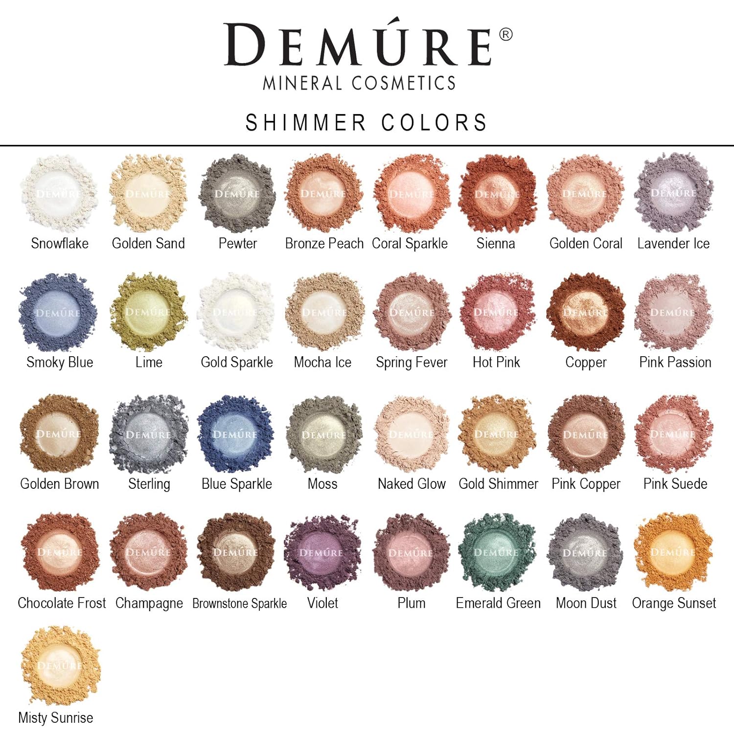 Demure Mineral Make Up (Sterling) Eye Shadow, Shimmer Eyeshadow, Loose Powder, Glitter Eyeshadow, Organic Makeup, Eye Makeup, Natural Makeup, Organic Eyeshadow, Natural Eyeshadow, Professional Makeup - Image 6