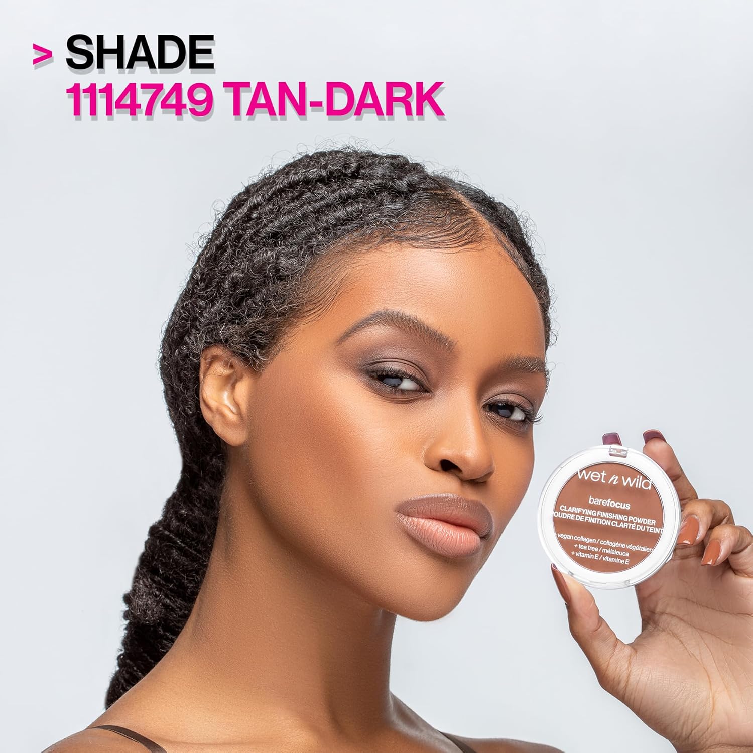 wet n wild Bare Focus Clarifying Finishing Powder | Matte | Pressed Setting Powder Fair-Light - Image 11