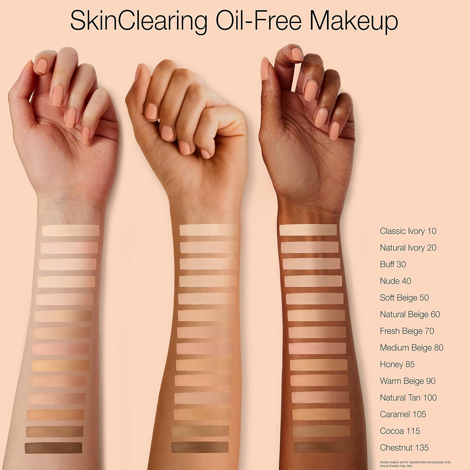 Neutrogena SkinClearing Oil-Free Acne and Blemish Fighting Liquid Foundation with.5% Salicylic Acid Acne Medicine, Shine Controlling Makeup for Acne Prone Skin, 20 Natural Ivory, 1 fl. oz - Image 6