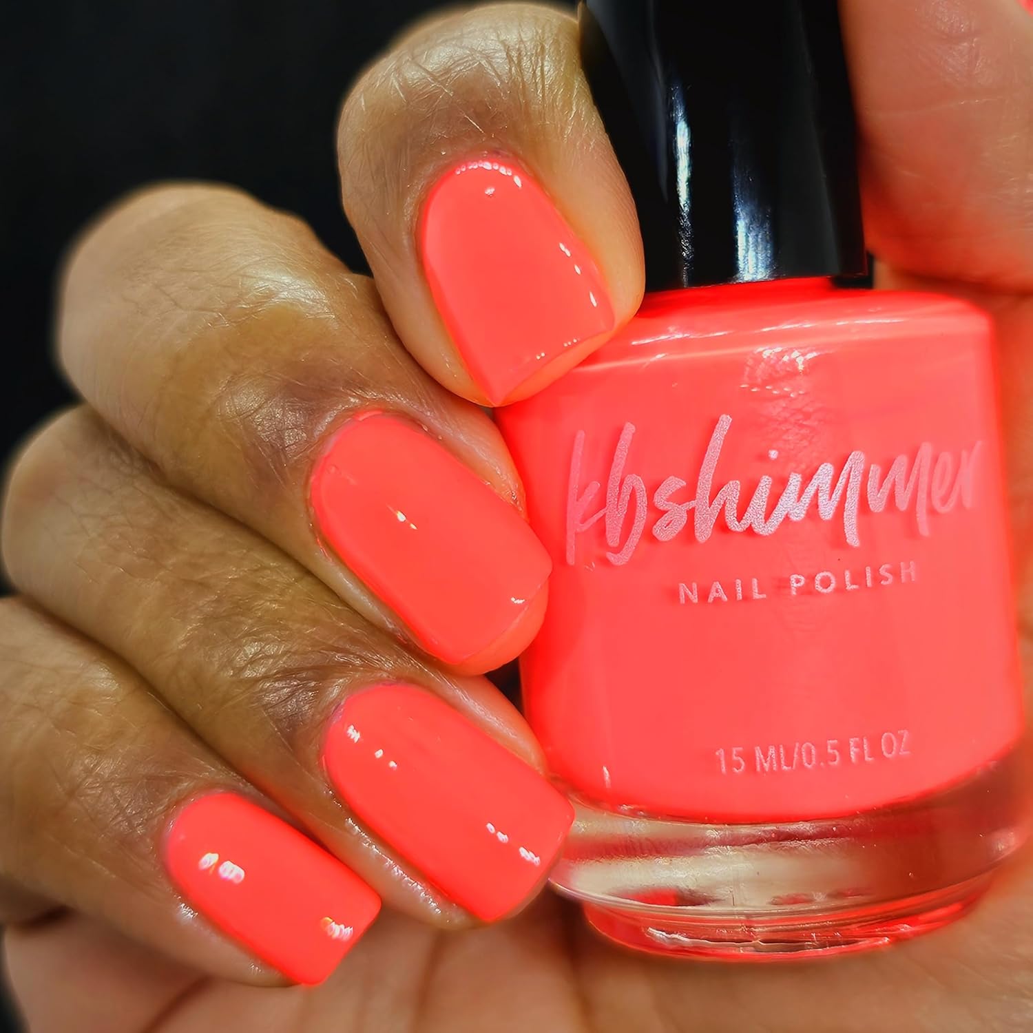KBShimmer Totally Outrageous Neon Crème Nail Polish 0.5 oz Full Sized Bottle - Image 7