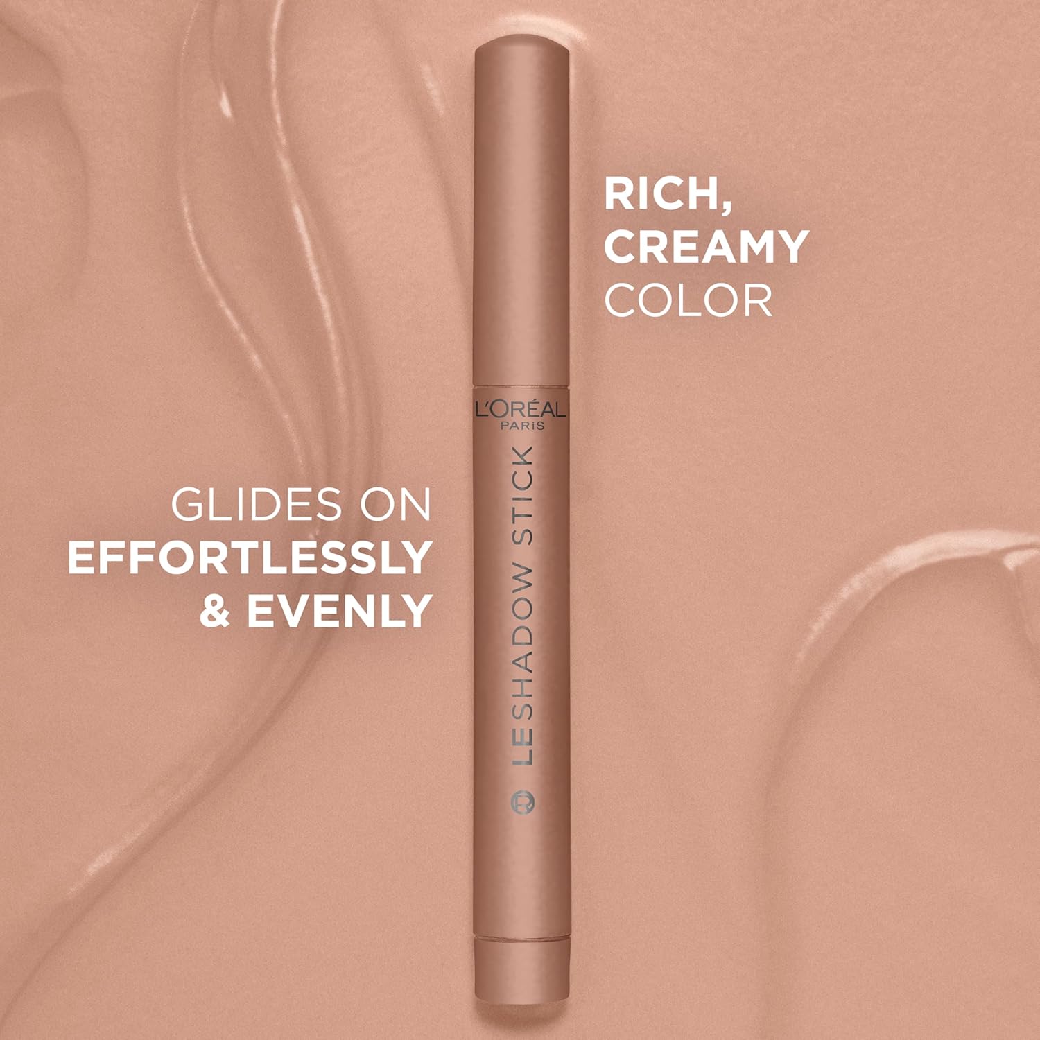 L'Oreal Paris Makeup Le Shadow Stick Eyeshadow, Blendable, Smudge-Resistant, Cream Eyeshadow, Alluring Rose, 0.05 Oz - Image 4