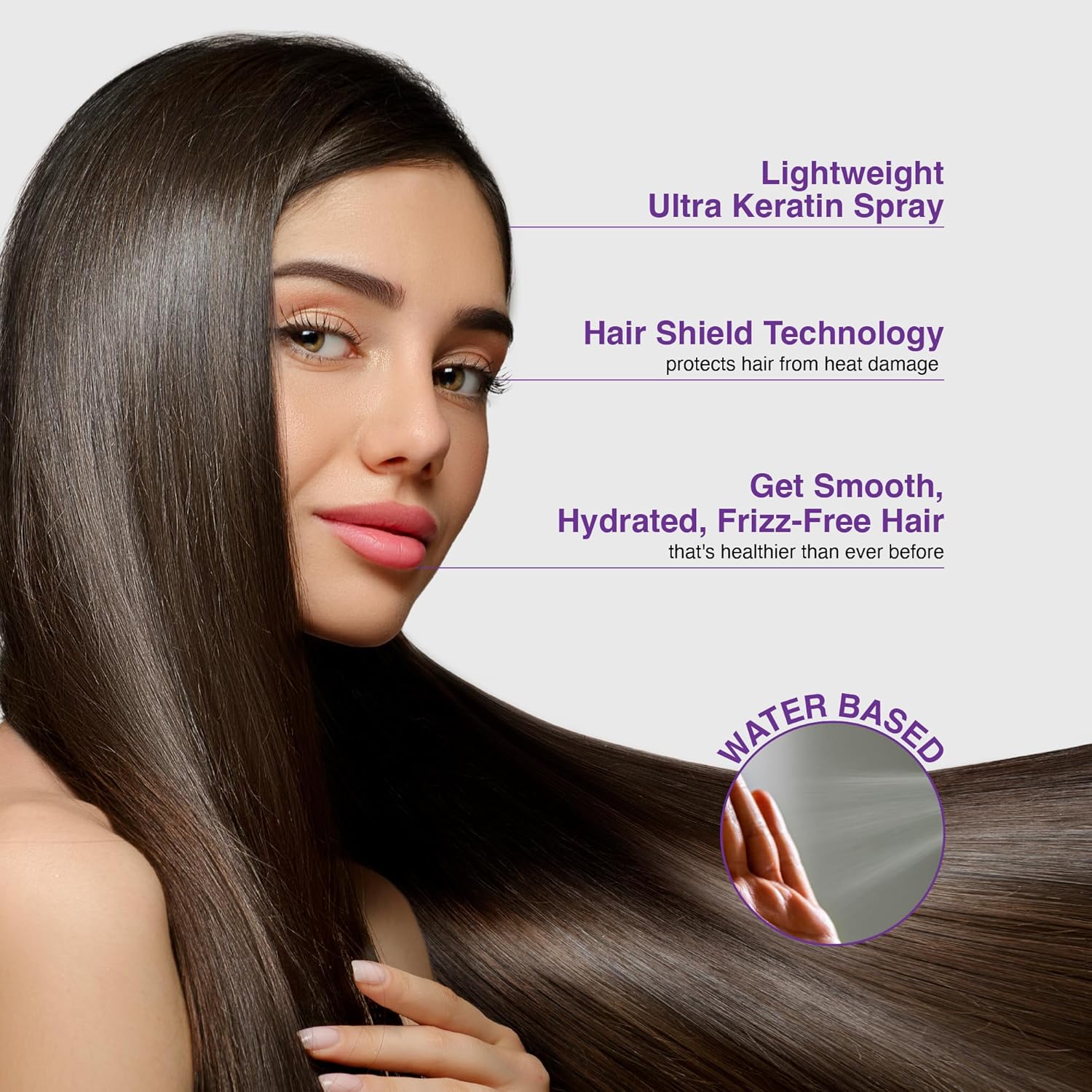 RED PRO 3200 Turbo Detangler AC Hair Dryer with Heat Protector Spray Bundle - Image 6