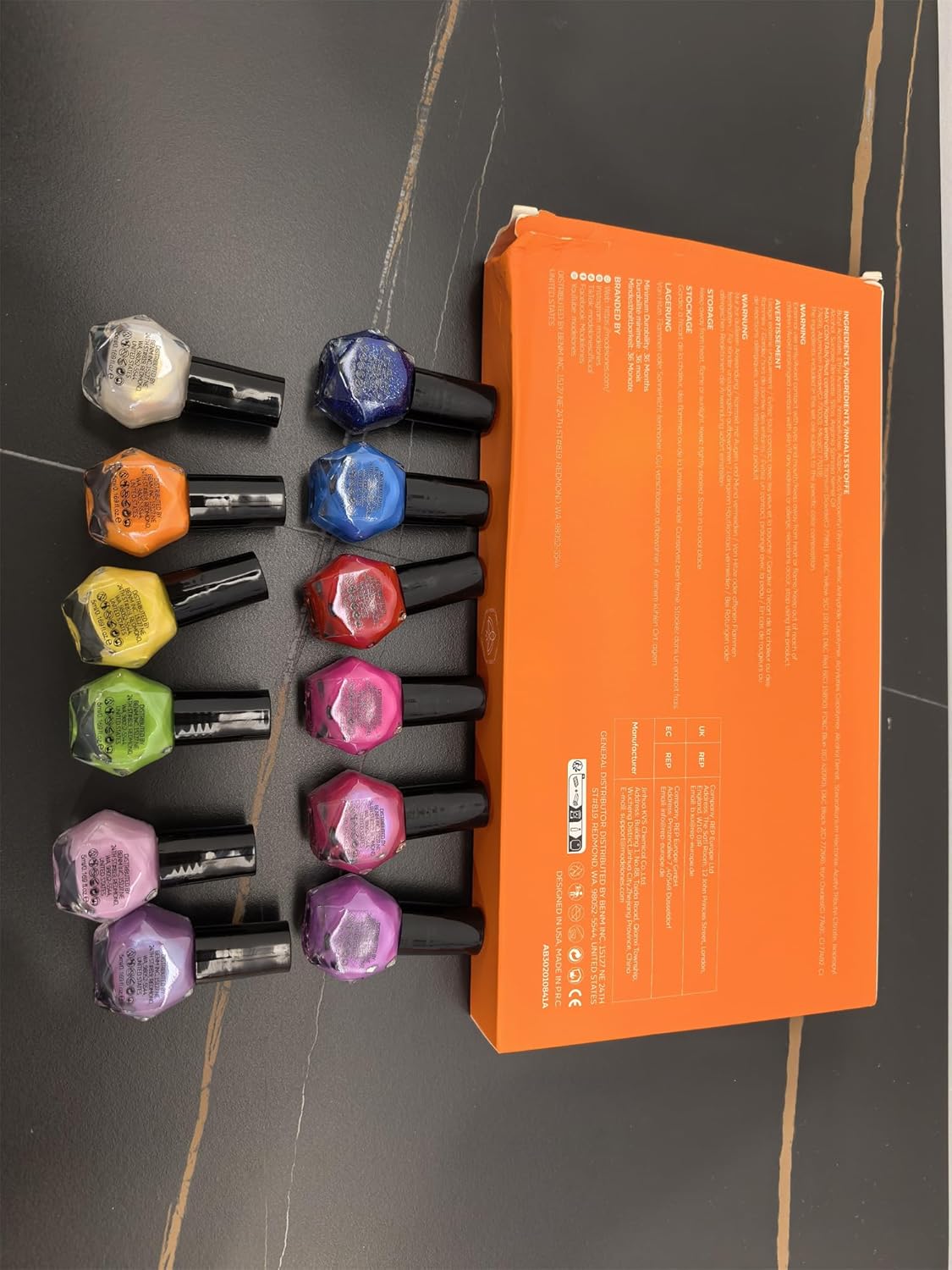 modelones Nail Polish Set, 12 Colors Neon Pink Red Blue Orange Spring Summer Quick Dry Mini Starter Kit, Long Lasting Art DIY Manicure Set at Home for Women Girls - Image 8