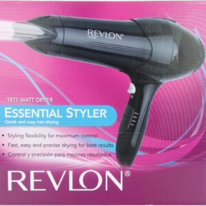 Revlon 1875W Lightweight Hair Dryer | For Easy Smooth Styling (Black)
