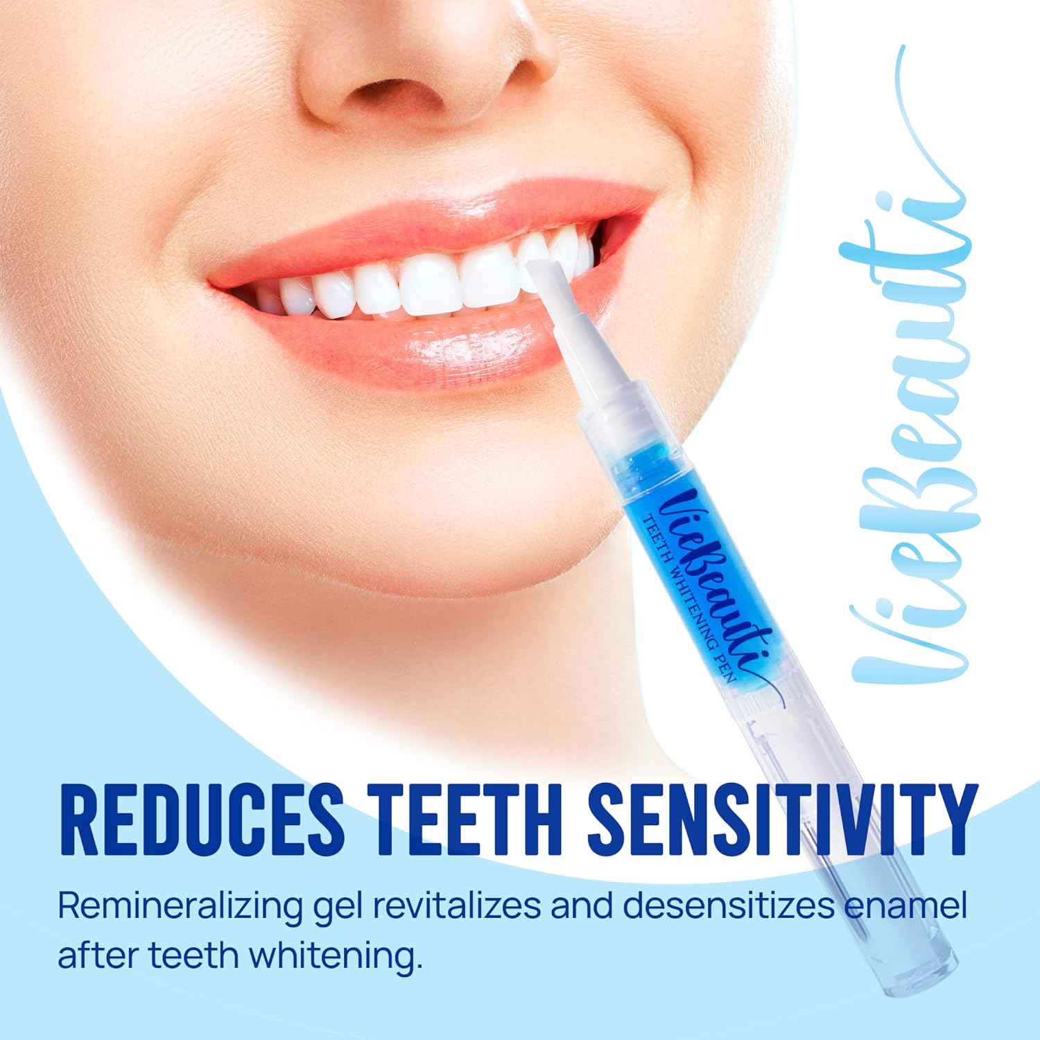 Teeth Whitening Pen Gel Kit: 35% Carbamide Peroxide Gel for Stain Removal - No Sensitivity with Remineralizing Pen for a Brighter Whiter Smile Mint - Image 6