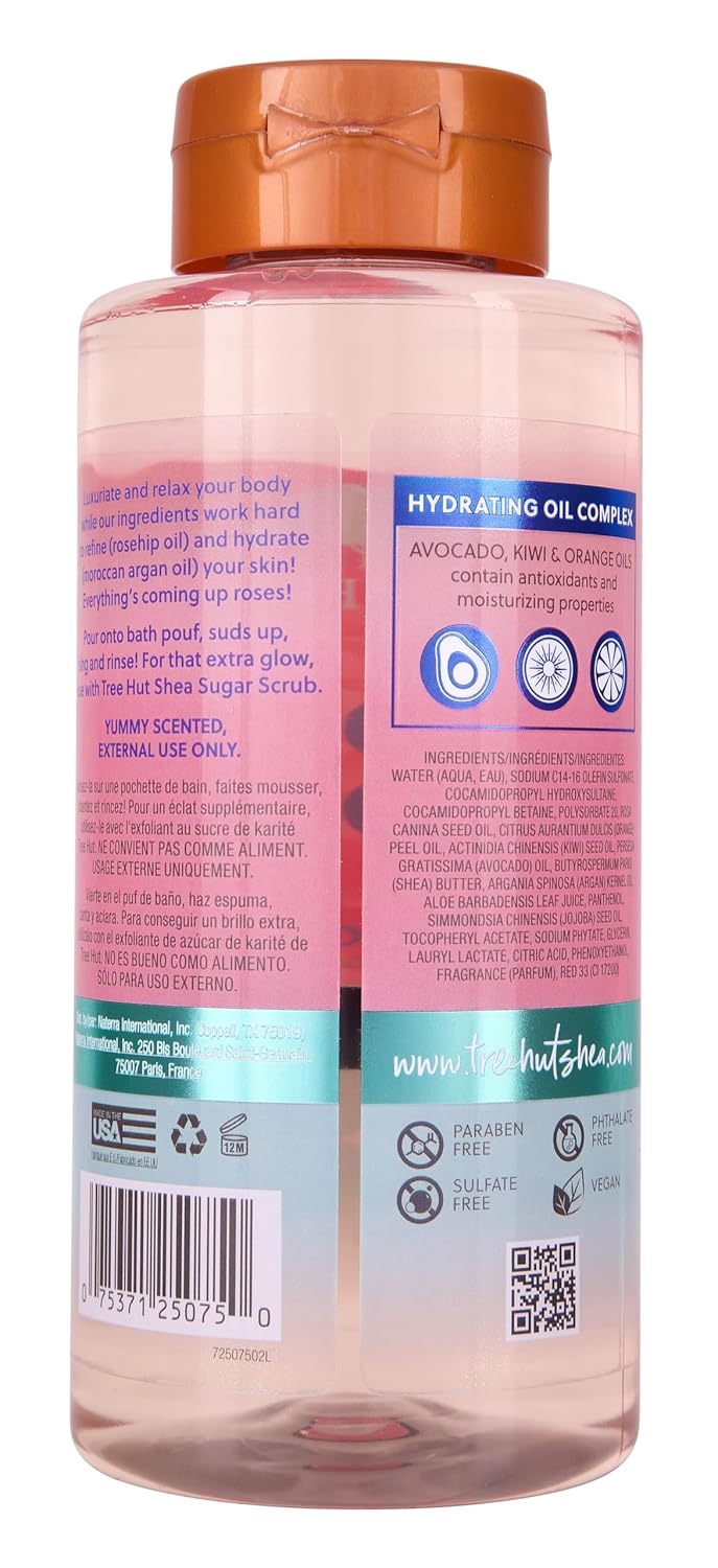 Tree Hut Moroccan Rose Nourishing & Moisturizing Foaming Gel Wash, 18 oz., Hydrating - Image 3