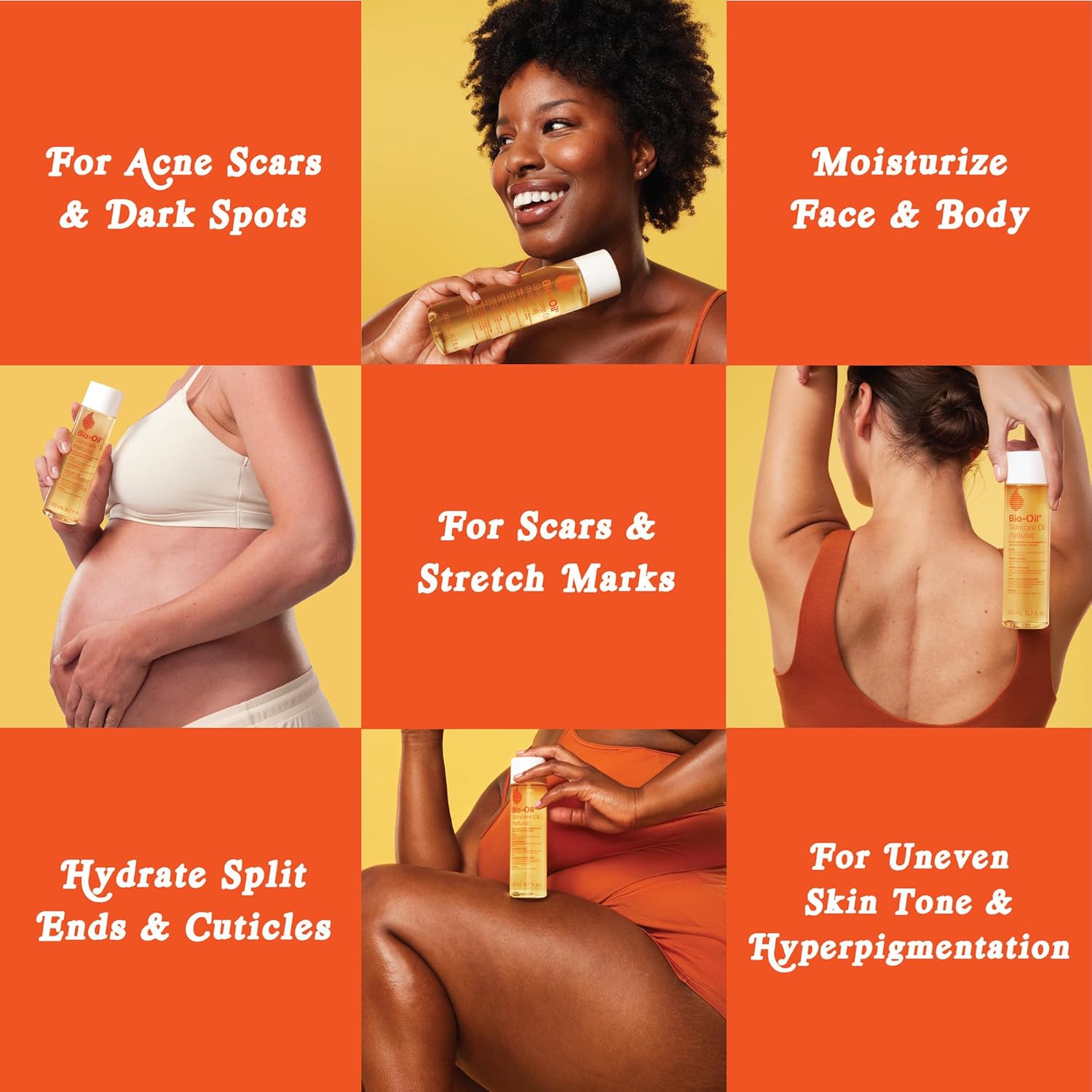 Bio-Oil Natural Skincare Oil, Serum for Scars and Stretch Marks, Face and Body Moisturizer for Dry Skin, Hair Oil, For All Skin Types, 4.2 Oz - Image 5