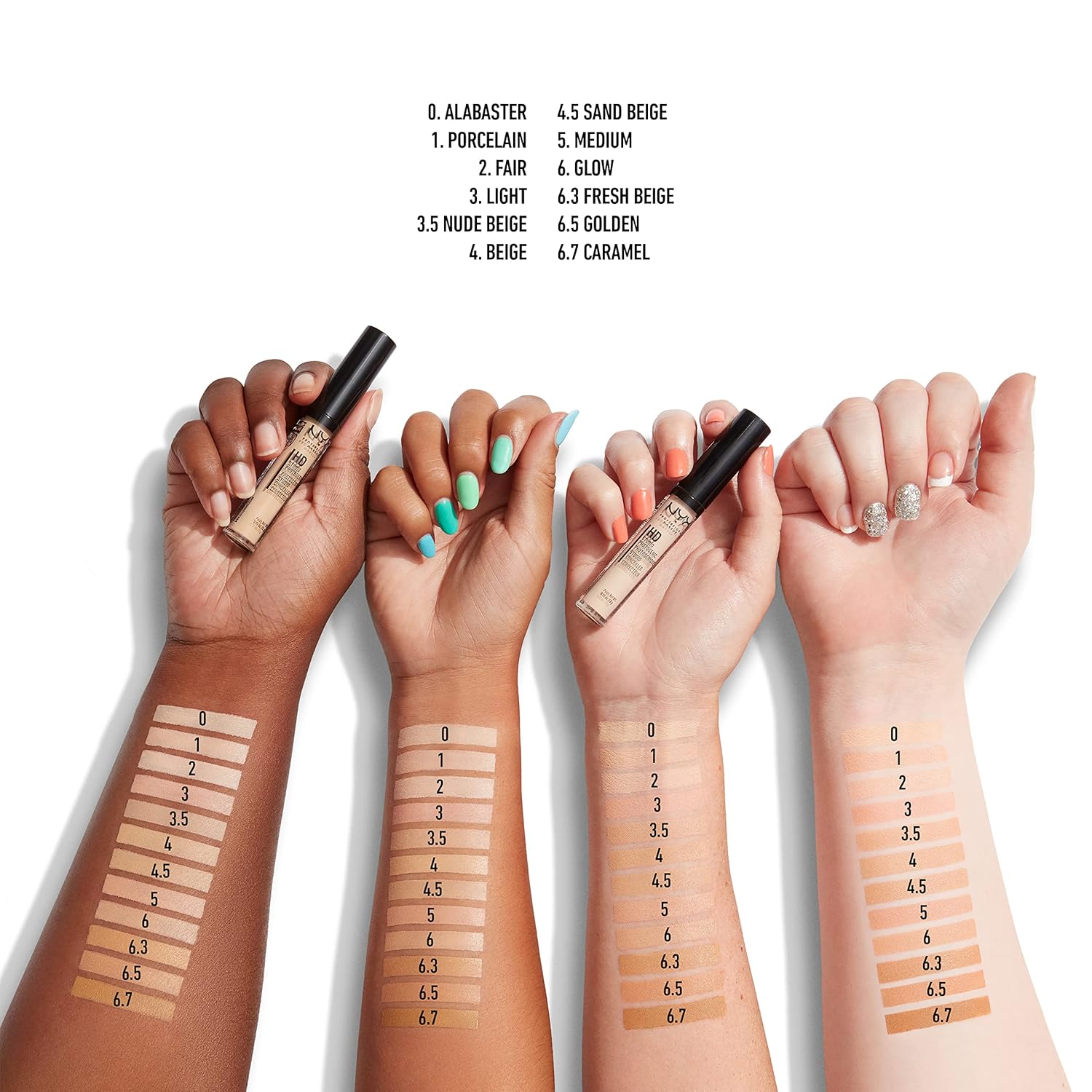 NYX PROFESSIONAL MAKEUP HD Studio Photogenic Concealer Wand, Medium Coverage - Porcelain - Image 5