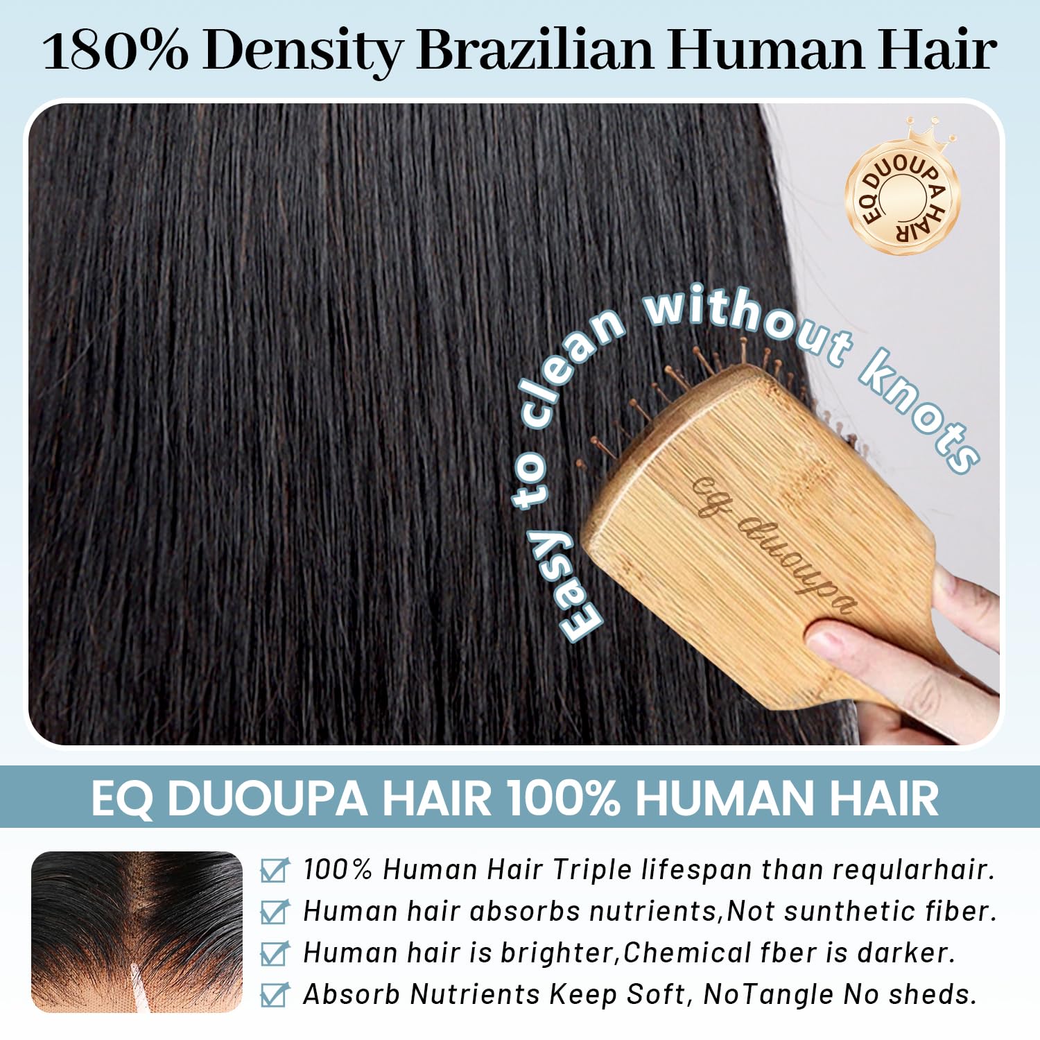 Wear and Go Glueless Bob Wig Human Hair Pre Plucked Pre Cut 180% Density 5x5 HD Transparent Lace Front Wigs Human Hair for Black Women Short Straight Bob Wigs No Glue Lace Closure Wigs 10 Inch - Image 3