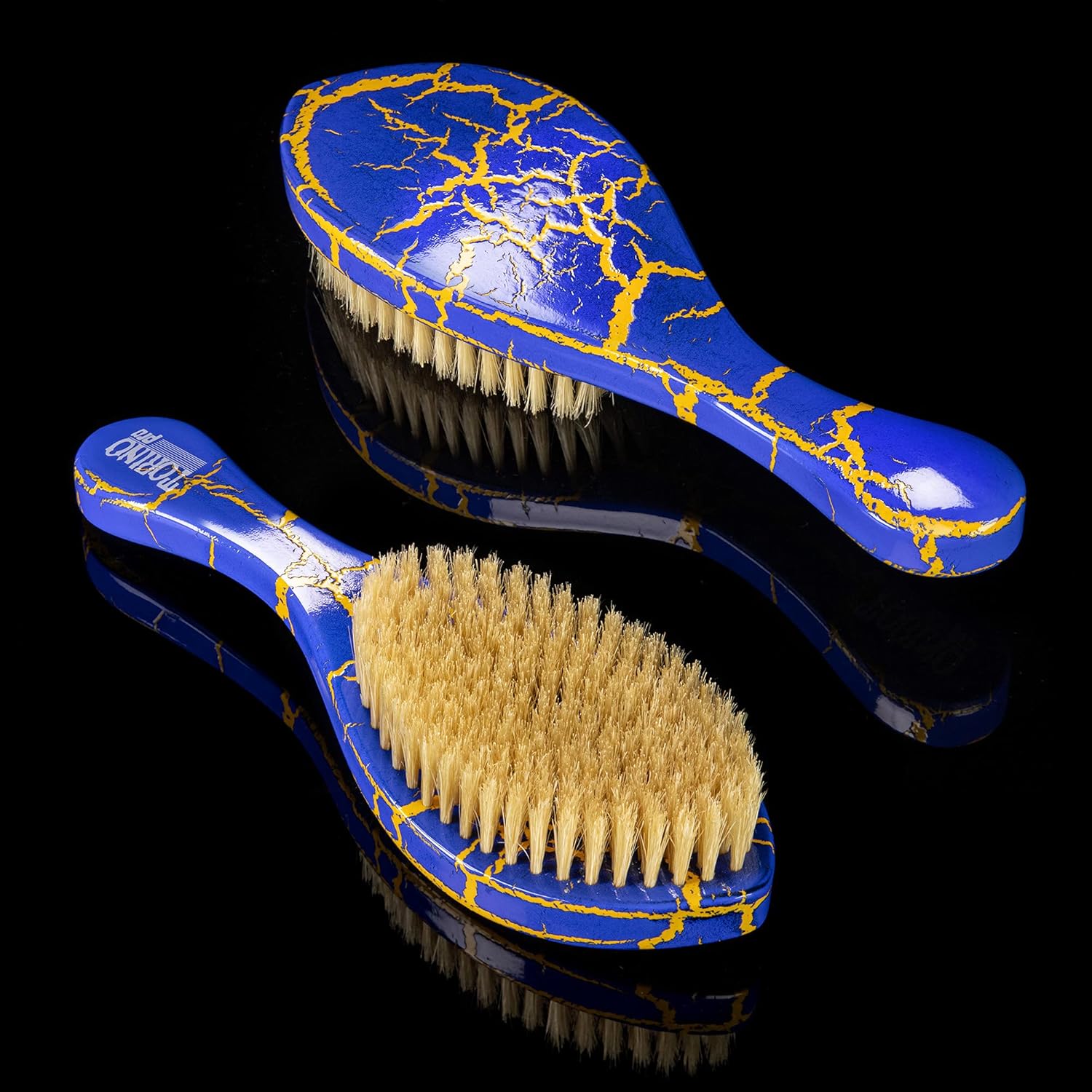Torino Pro Curve Wave brush #131- Soft 100% boar bristle Curved 360 Wave Brush - Great for laying down 360 waves and use before using wave cap or durag - Luxury waves brush for men 360 - Image 6