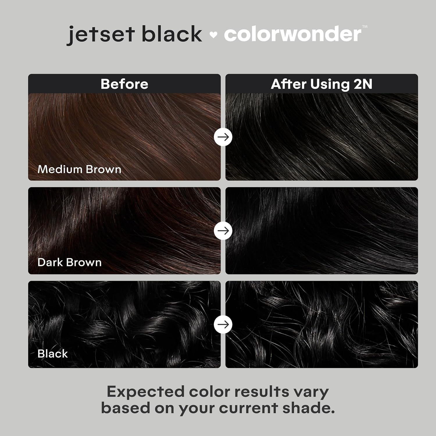 Madison Reed colorwonder Demi-Permanent Hair Color, Effortless At-Home Hair Dye, Ammonia-Free, Cruelty-Free, Jetset Black (2N True Black), Pack of 1 - Image 6