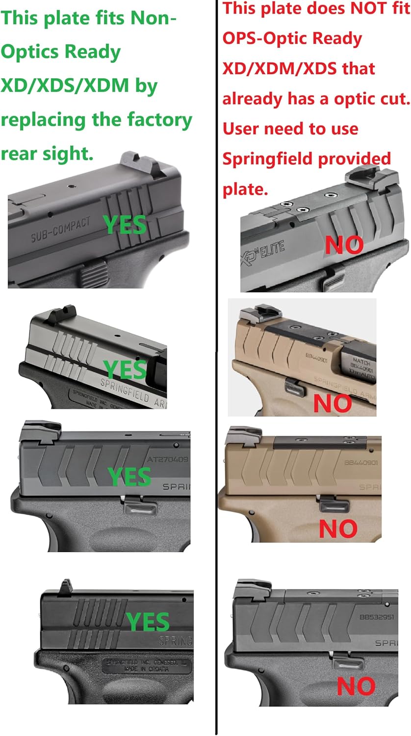 Ade Advanced Optics Huracan RD3-006x Green Dot Reflex Sight + Optic Mounting Plate for Springfield XD, MOD.2,XDm,XDS,XDE, Hellcat(Non-OSP) Pistol - Image 2