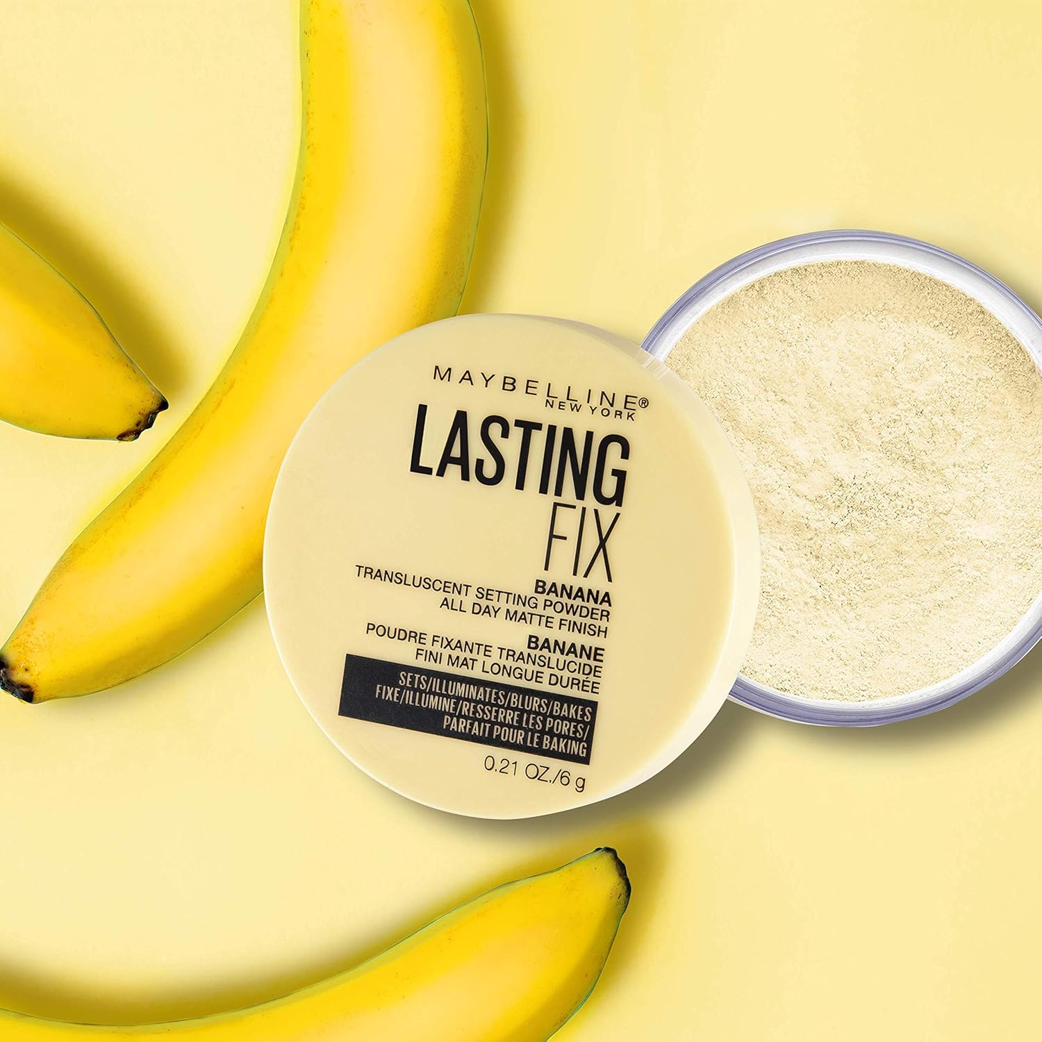 Maybelline Banana Powder Loose Setting Face Powder, Shade 10, 1 Count - Image 8