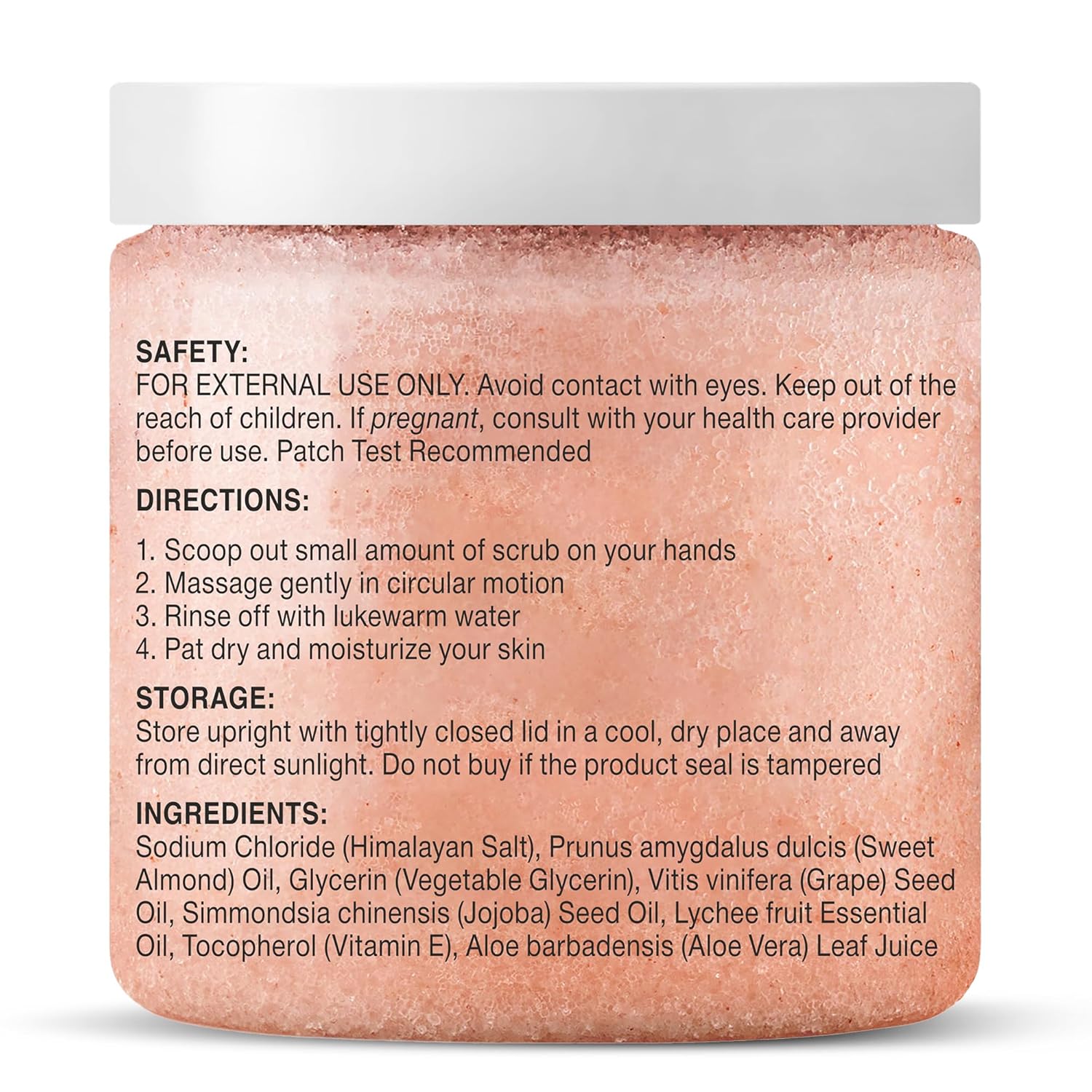 MAJESTIC PURE Himalayan Salt Body Scrub with Lychee Oil, Exfoliating Salt Scrub to Exfoliate & Moisturize Skin, Deep Cleansing - 10 oz - Image 7