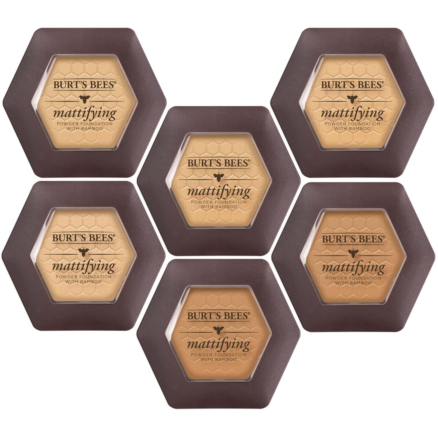 Burt’s Bees 100% Natural Origin Mattifying Powder Foundation, Bamboo, 0.3 Ounce, Packaging May Vary - Image 7