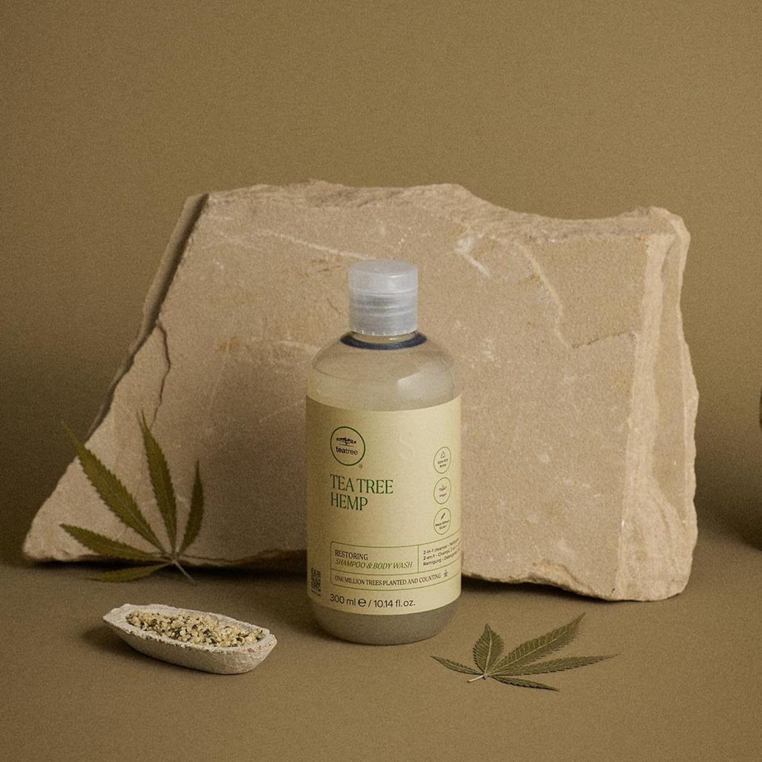 Tea Tree Hemp Restoring Shampoo & Body Wash, 2-in-1 Cleanser, For All Hair Types - Image 6