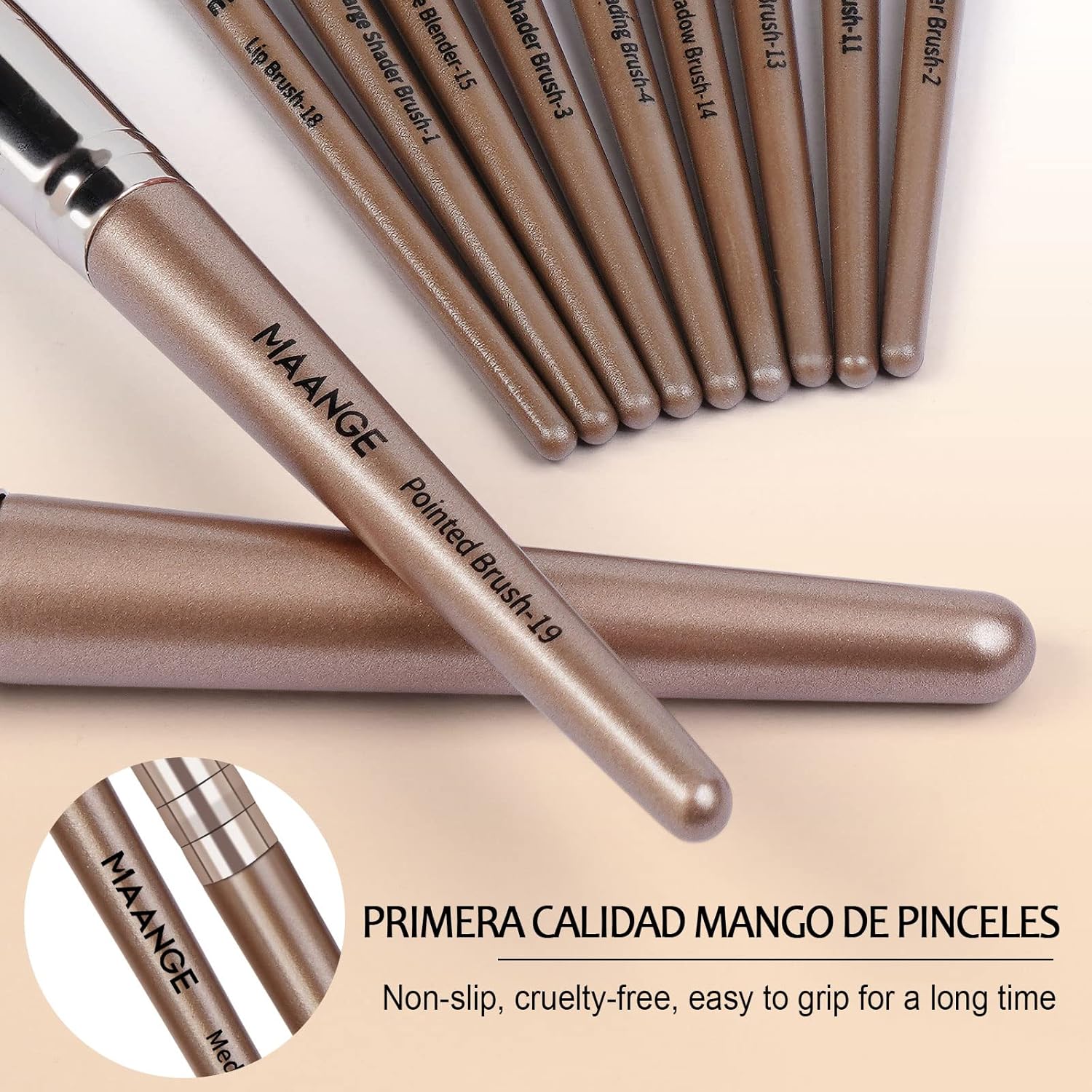 Make up Brushes, 20 Pcs Professional Makeup Brushes Set Foundation Eyeshadow Blush Brush,Travel Kabuki Blending Concealers Face Powder Eye Makeup Brush Sets with Gift box - Image 2