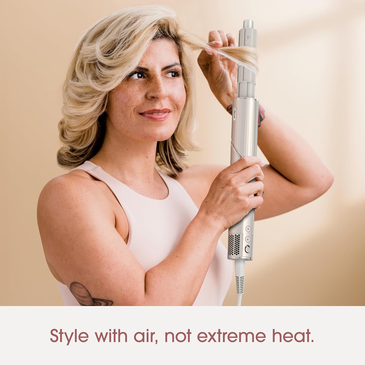 Shark HD430REF (Refurbished) FlexStyle Air Styling & Drying System, Powerful Hair Dryer Brush & Multi-Styler with Auto-Wrap Curlers, Paddle Brush, Oval Brush, Concentrator Attachment, Stone (Renewed) - Image 11