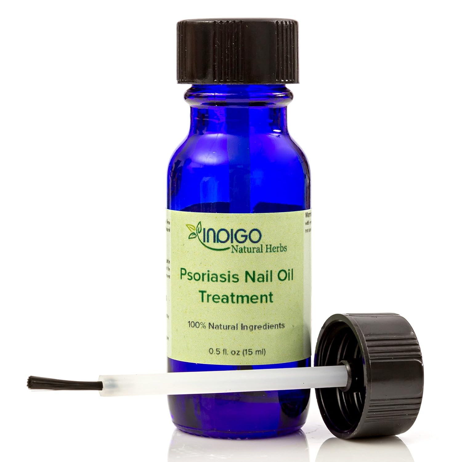 Psoriasis Nail Oil Care from Indigo Natural Herbs. Toenails, Fingernails, Skin Care. Relief of Chapping, Cracking, Roughness, Redness, Dryness, Fungus. Repairs and Strengthens Nails. 15 ml - Image 2