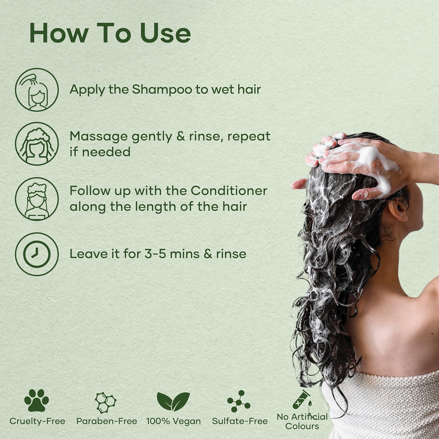 Botanic Hearth Tea Tree Shampoo and Conditioner Set - with 100% Pure Tea Tree Oil, for Itchy and Dry Scalp, Sulfate/Paraben Free - for Men and Women - 16 fl oz each - Image 3