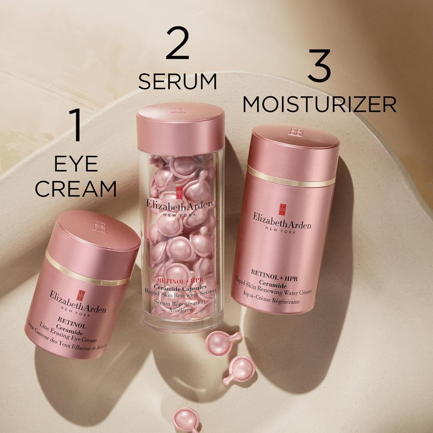 Elizabeth Arden Retinol + HPR Ceramide Capsules Rapid Skin Renewing Serum - Image 16