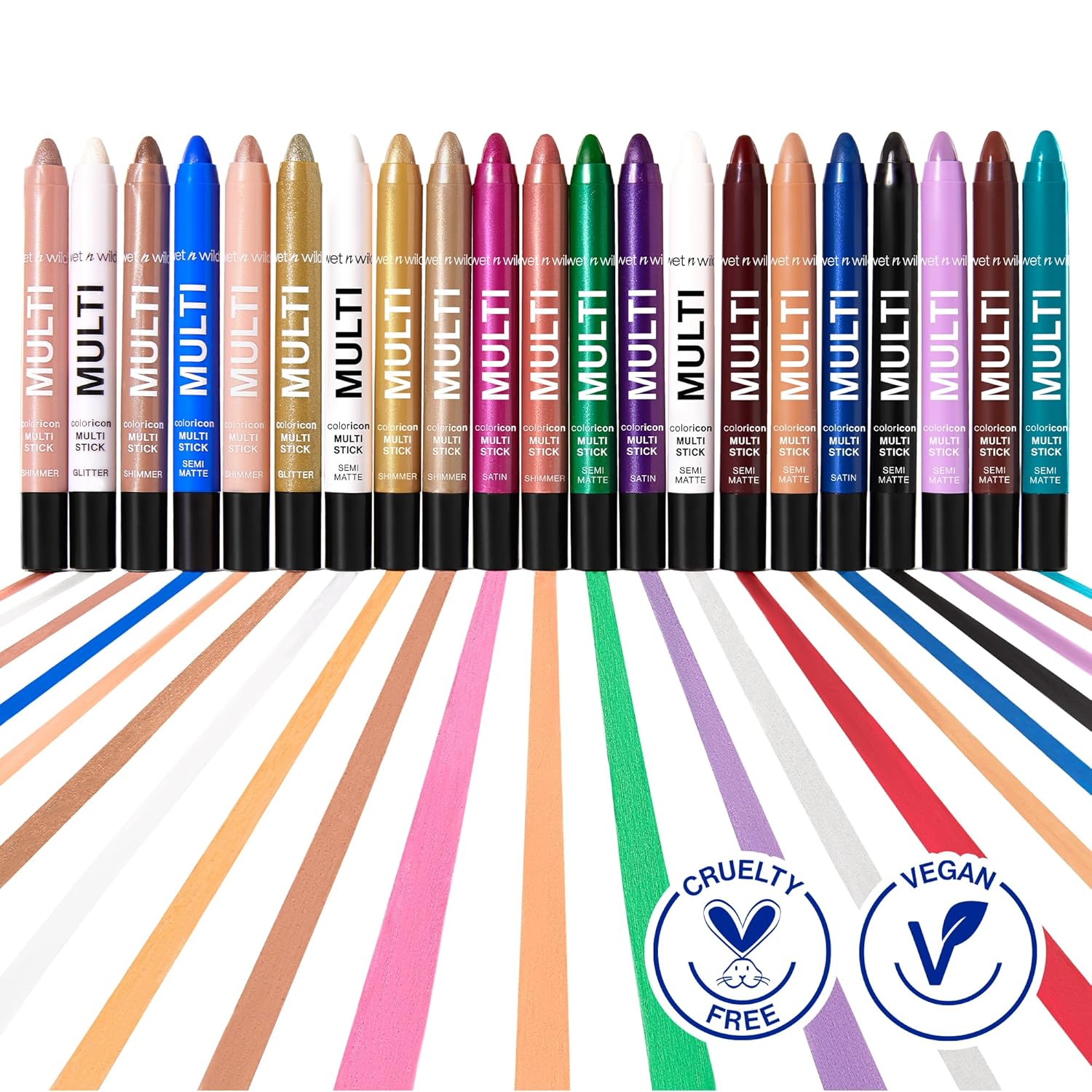 wet n wild Color Icon Cream Eyeliner Eyeshadow Multi-Stick, Moisturizing, Nourishing Velvety Cream-to-Powder Buildable & Blendable Formula, Cruelty-Free & Vegan - Blue Lah Lah - Image 6