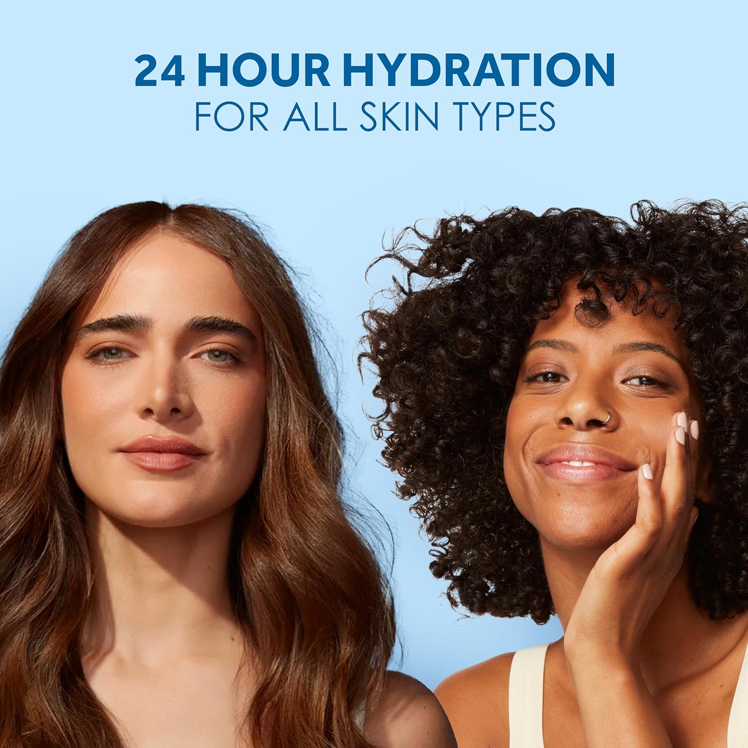 POND'S Hyaluronic Acid, Vitamin E & B3 Gel Face Moisturizer For 24 hour Hydration and Luminous Skin, 3.4 oz - Image 6