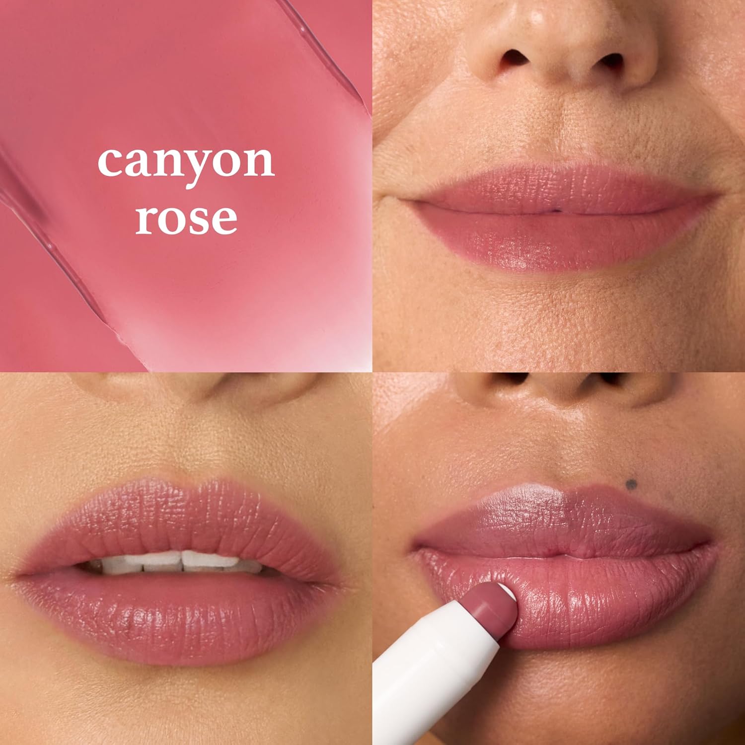 Julep It's Balm Tint of Color Lip Balm - Canyon Rose | Hydrating Lip Color with Vitamin E Core | Natural Gloss Finish | Vegan & Cruelty-Free - Image 2