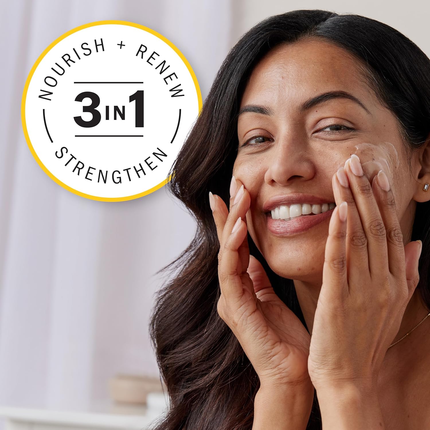 Olay Complete+ Rich Moisturizing Cream Fragrance-Free, 8.5 OZ, 3-in-1 Hydrating Face Cream for Dry Skin with Vitamin B3, Vitamin E, and Ceramides - Image 4