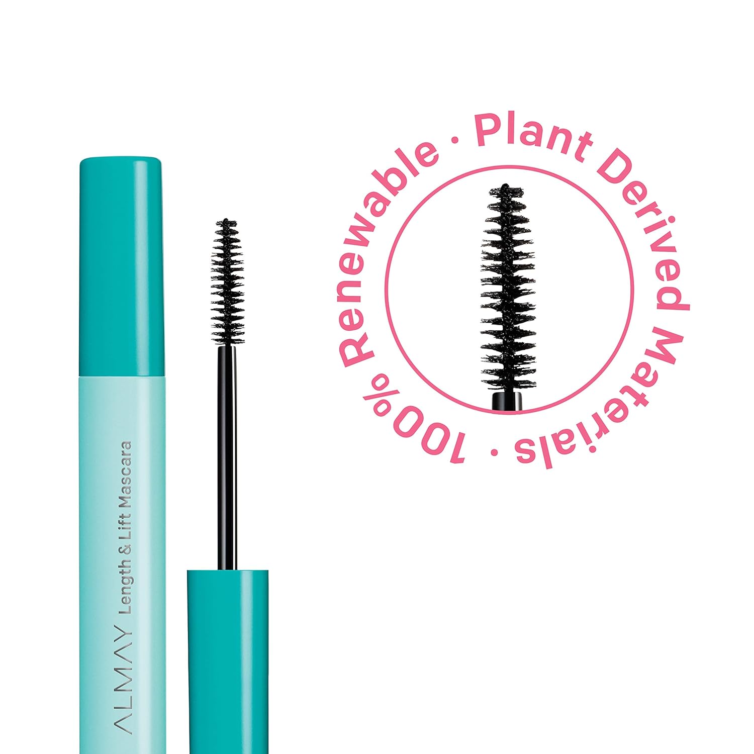 Almay Lengthening Mascara, Volume & Lift, Eye Makeup, Hypoallergenic and-Fragrance Free, 030 Black Brown, 0.24 fl oz. - Image 4