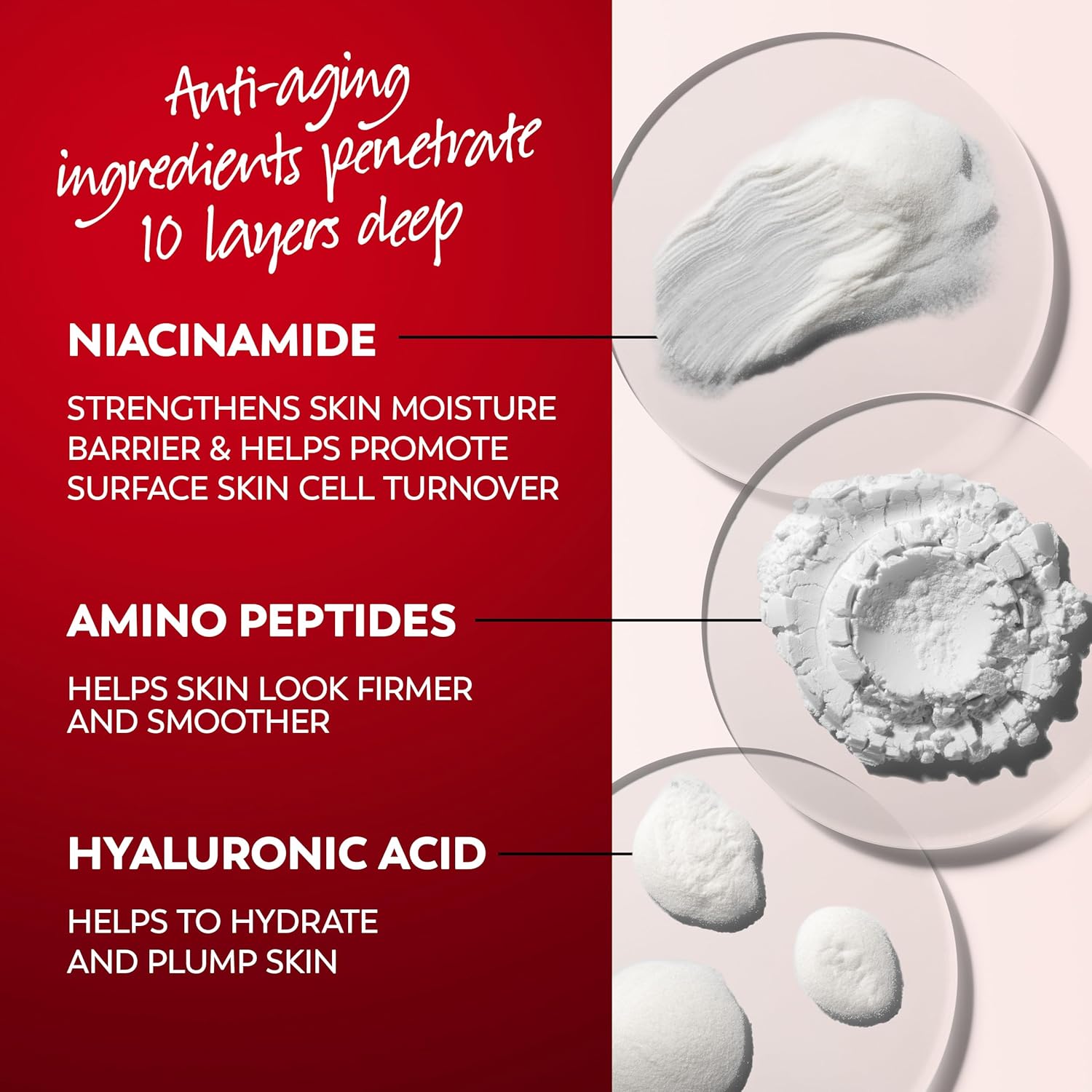 Olay Face Moisturizer, Regenerist Micro-Sculpting Cream for Women, Fragrance-Free - Hydrating, Anti-Aging, Anti-Wrinkle, Firming Skin Care - Hyaluronic Acid, Niacinamide, Amino Peptides, 1.7 Oz - Image 6