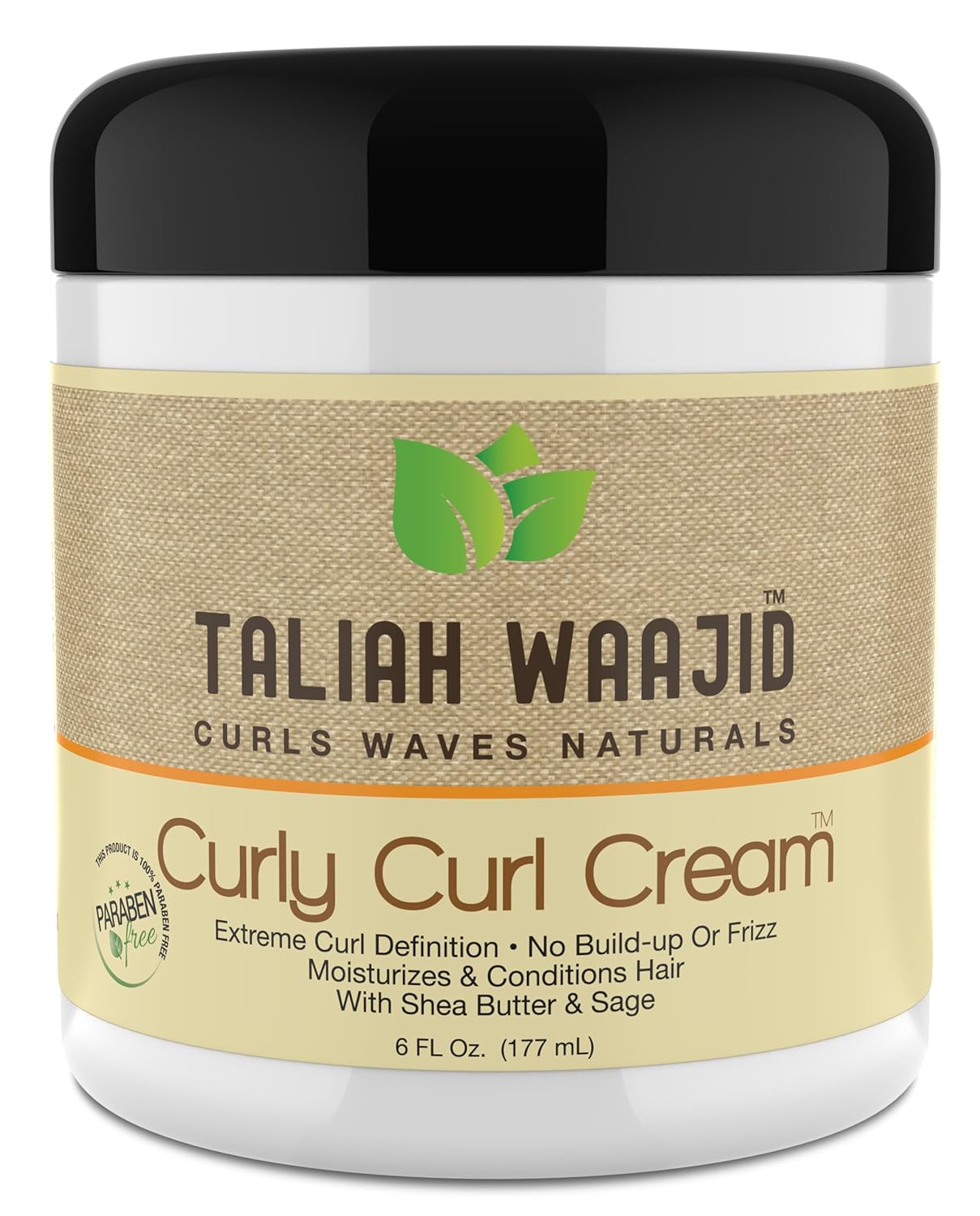 Taliah Waajid Natural Curly Curl Cream for Extreme Definition - 6oz Paraben Free Styling Gel - Image 2