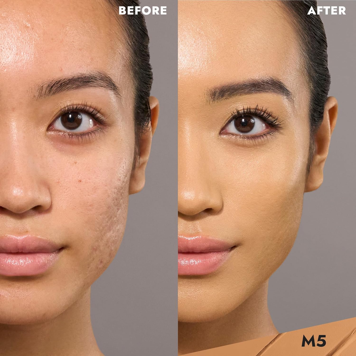 Cover FX Discoloration Kit: Total Coverage Cream Foundation - M5 + Skin Discovered Longwear Concealer, M4 - Full Coverage - Image 3