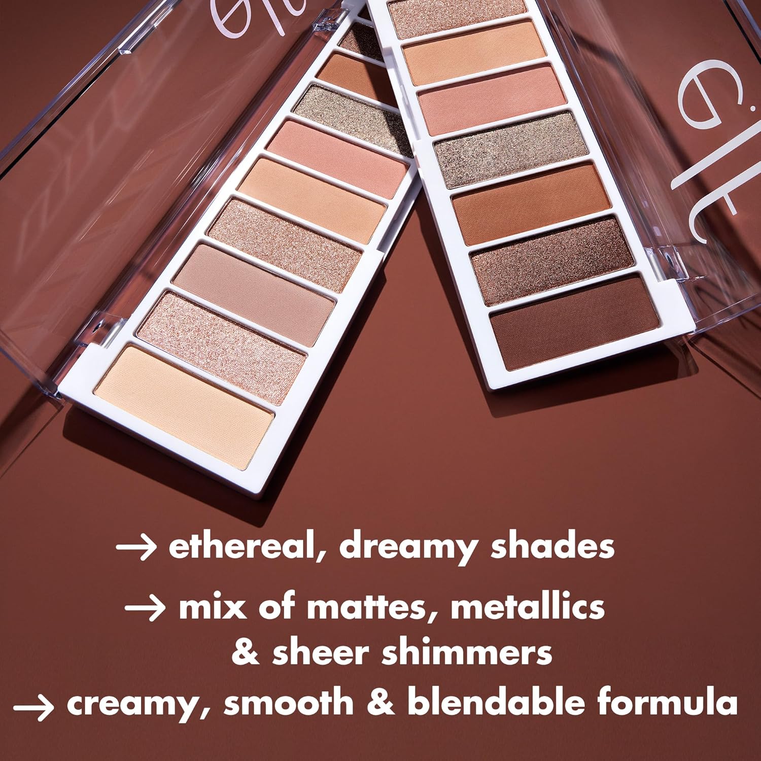 e.l.f. Perfect 10 Eyeshadow Palette, Ten Ultra-pigmented Shimmer & Matte Shades, Vegan & Cruelty-Free, Keep It Ethereal - Image 3