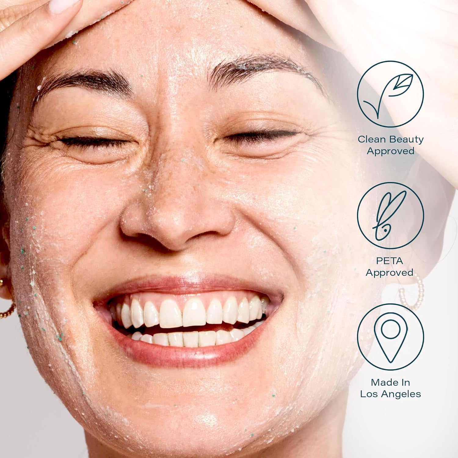 SKINN DermAppeal® Microdermabrasion Treatment for Smoother, Brighter, and Clearer Skin, 2oz - Exfoliating Facial Scrub Removes Dead Skin and Smooths Wrinkles and Fine Lines for Flawless, Glowing Skin - Image 2