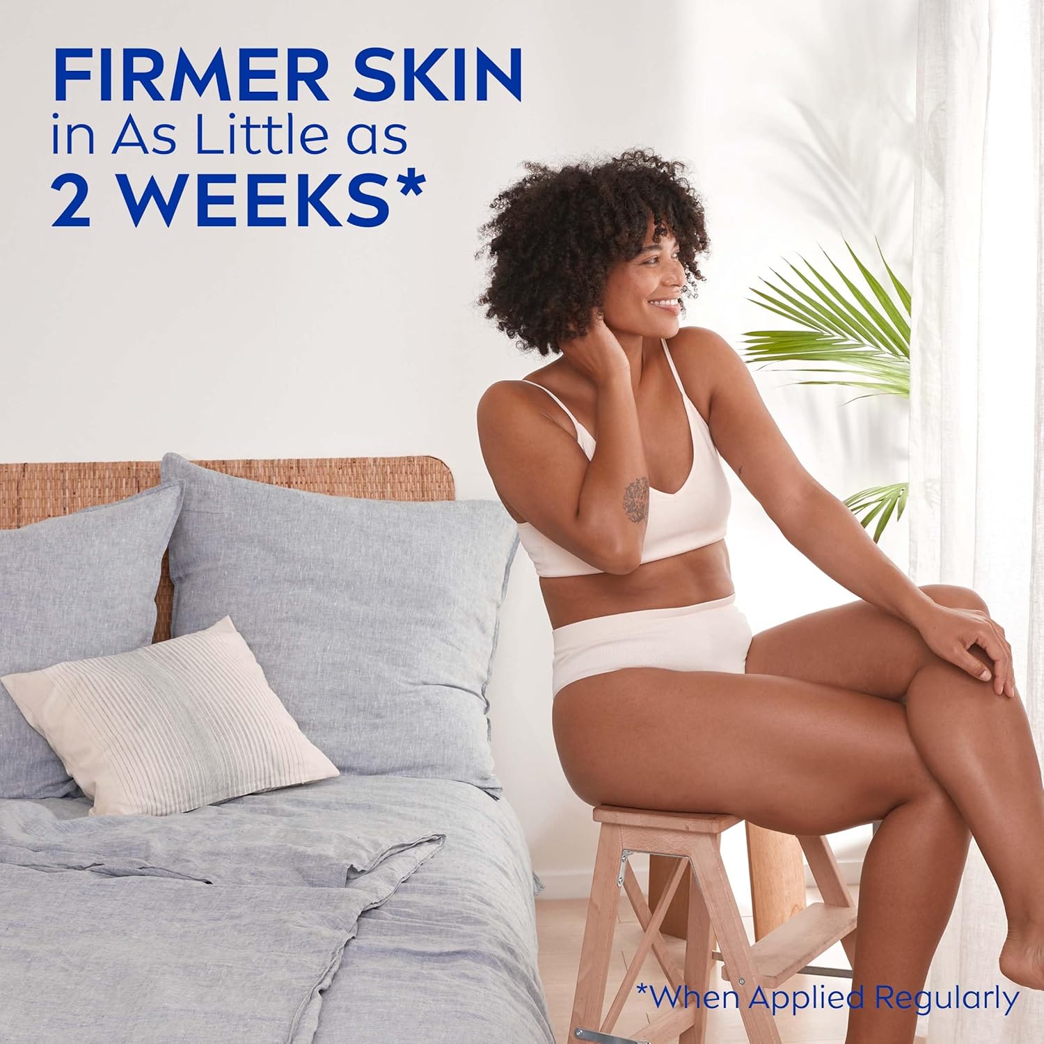 NIVEA Skin Firming & Toning Body Gel Cream with Q10, Hyaluronic Acid and Vitamin C, Clinically Tested Skin Firming & Toning Cream, 72-Hour Moisture, 6.7 Oz Tube - Image 5