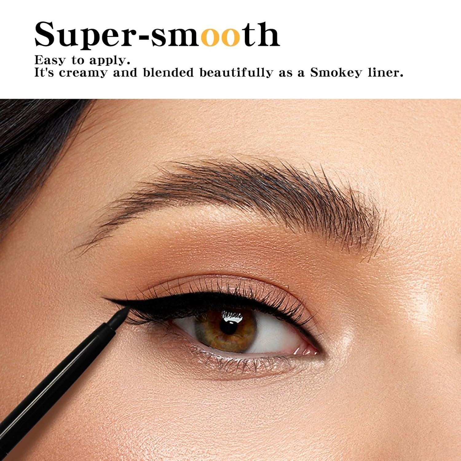 12 Pcs Black Eyeliner Pencil Gel Eyeliner Pen with Retractable and Waterproof Eye Liner for Bold and Defined Eye Liner(Black) - Image 3