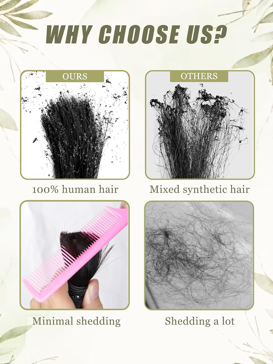 Human Braiding Hair for Boho Braids 18 Inch 100 g 4 Bundles Deep Wave Bulk Human Hair for Braiding No Weft 10A Curly Human Hair Extensions for Braids Wet and Wavy Braid - Image 5