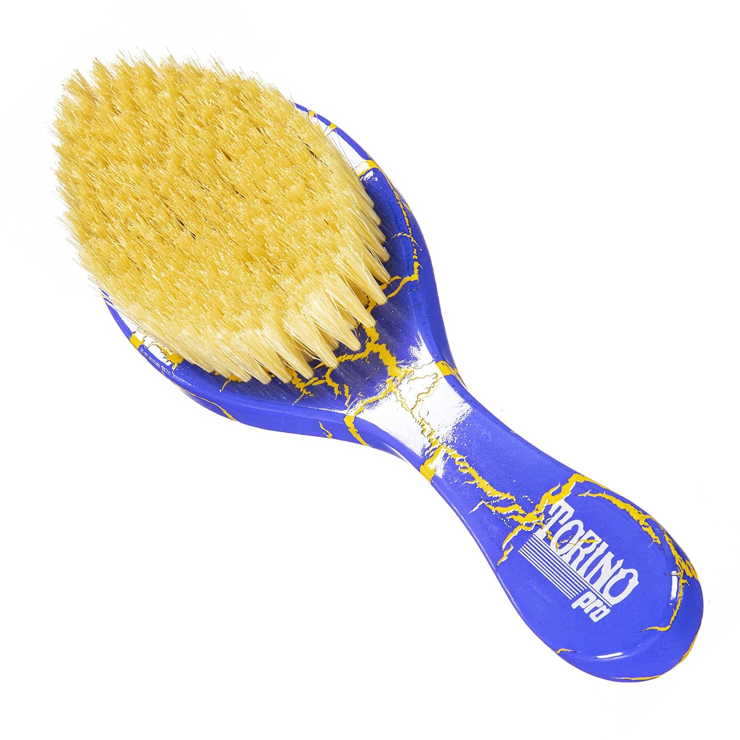 Torino Pro Curve Wave brush #131- Soft 100% boar bristle Curved 360 Wave Brush - Great for laying down 360 waves and use before using wave cap or durag - Luxury waves brush for men 360 - Image 2