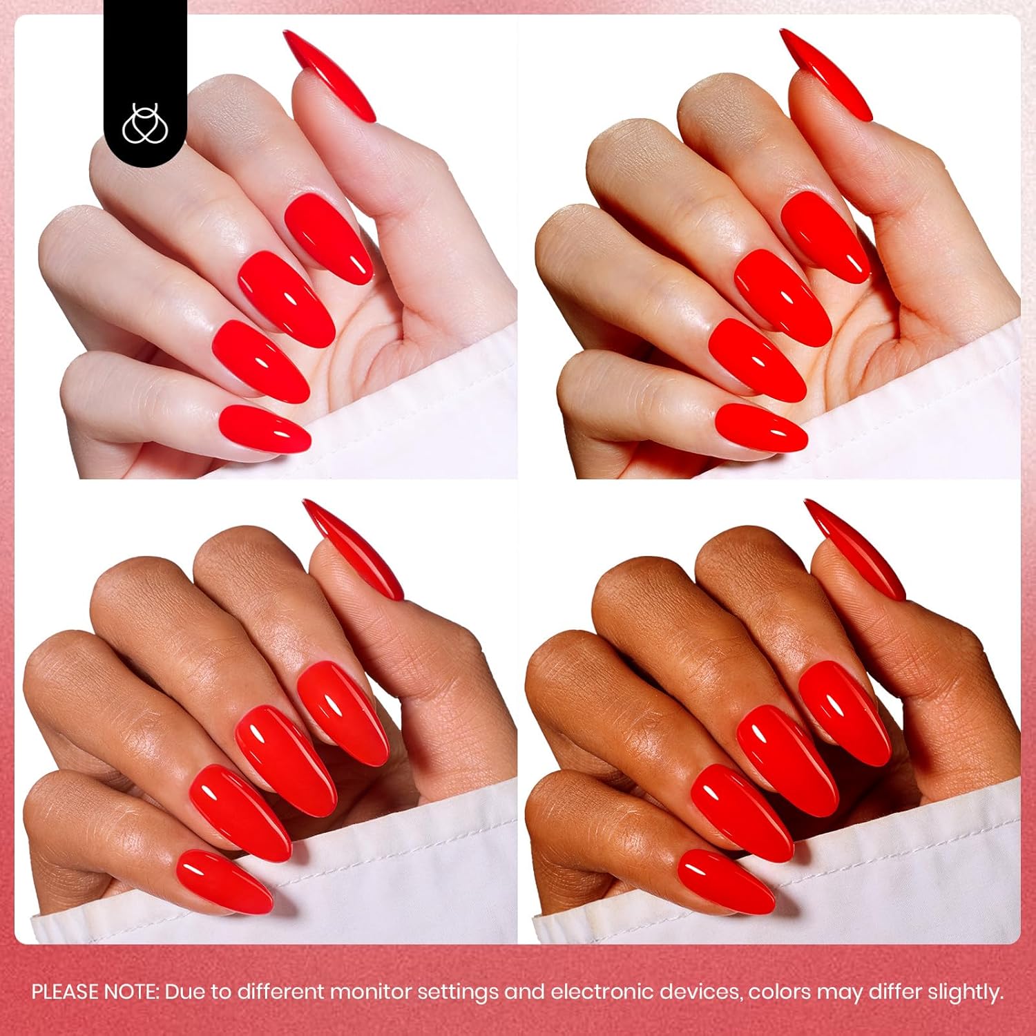 Beetles Red Gel Nail Polish 15ml 0.51 FL.OZ Red Color Soak Off U V LED 4th of July Gel Polish Nail Art Design Patriotic Manicure Salon DIY Home Colorful Bottle for Women - Image 5