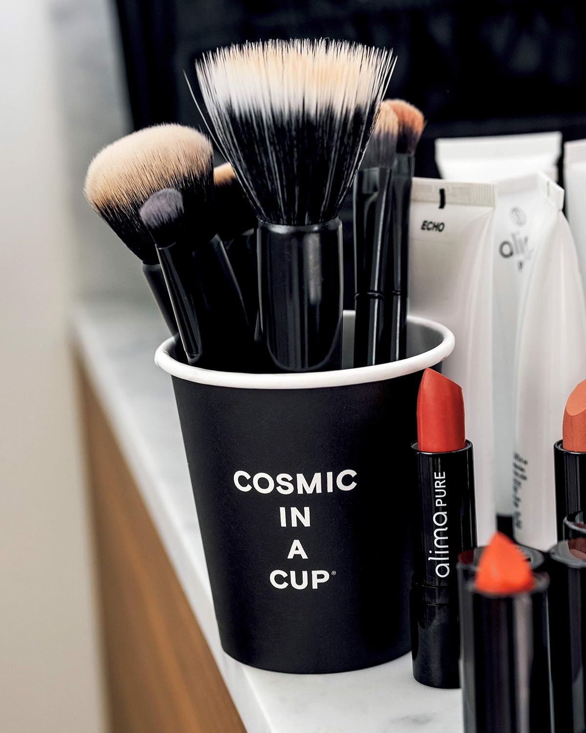 Alima Pure Foundation Brush - Makeup Foundation Brush - Image 4