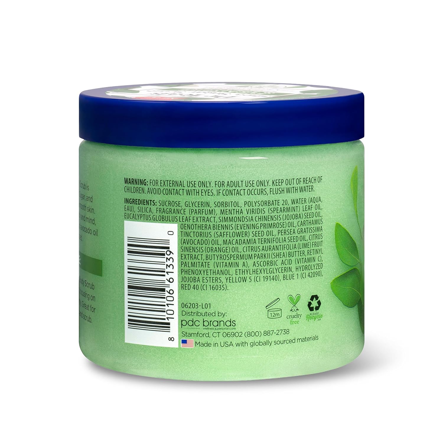 Dr Teal's Shea Sugar Scrub, Eucalyptus & Spearmint Essential Oils, 19 oz (Pack of 3) - Image 8