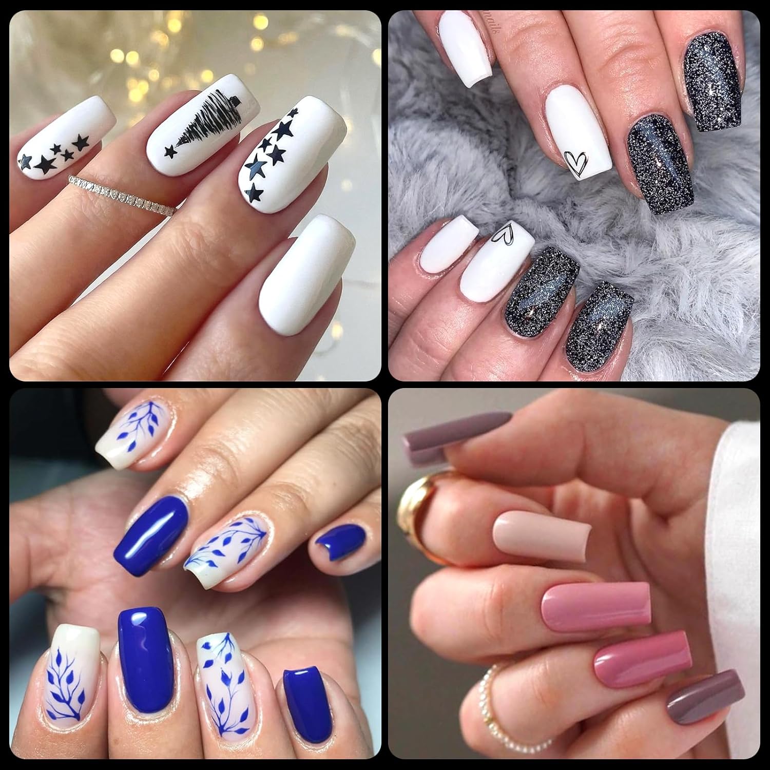 AddFavor 600pcs Square Nail Tips, Medium Square Gel Nail Tips Clear Fake Nails Full Cover Acrylic Nails Tips for Extension Nail Manicure Salon Home DIY - Image 7
