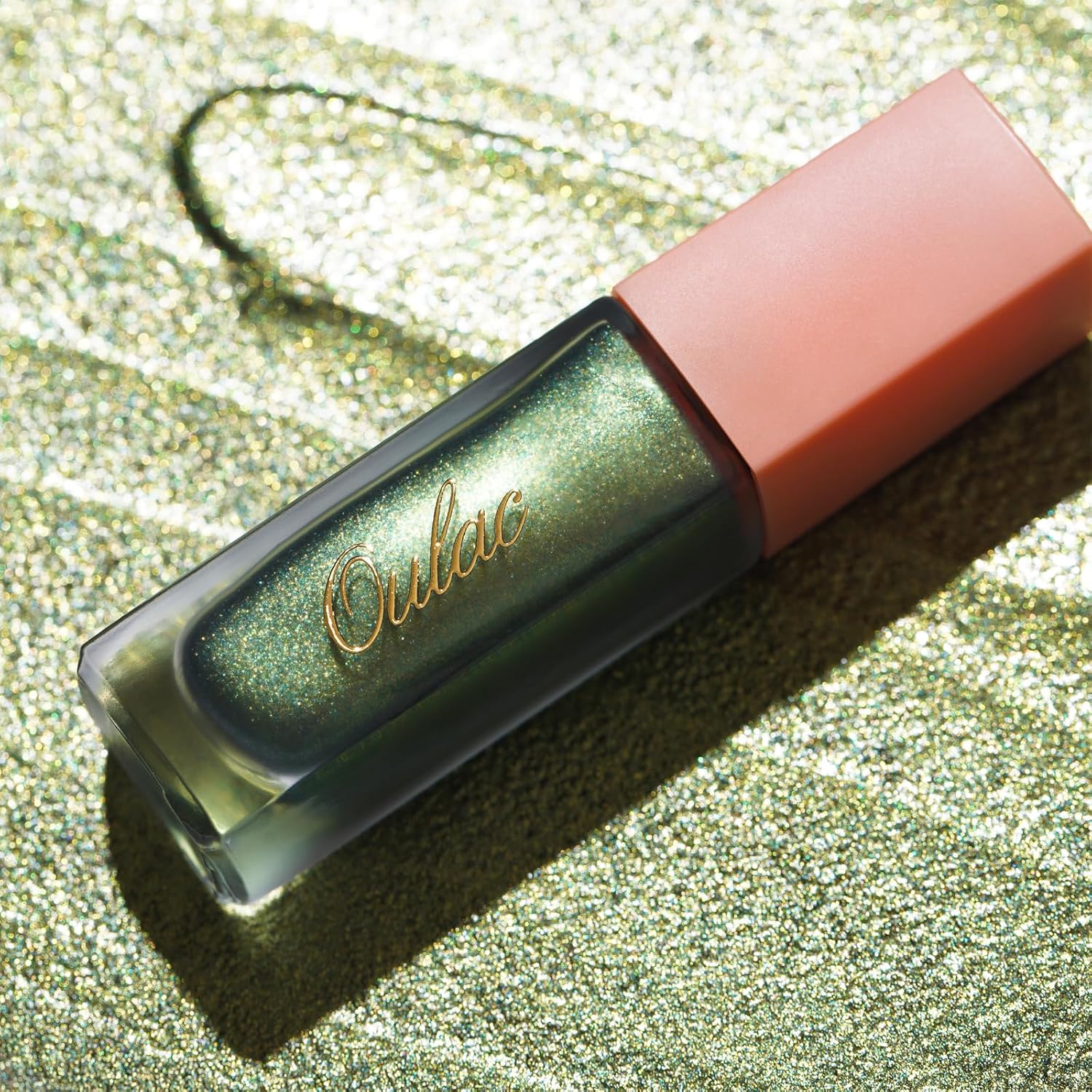 Oulac Liquid Glitter Eyeshadow Liquid Eyeshadow Green Eyeshadow Liquid Eyeliner Sparkle Glitter Eye Make up| Smooth Shimmer Eyeshadow| Vegan& Cruelty-Free, 5.4g (20) - Image 5