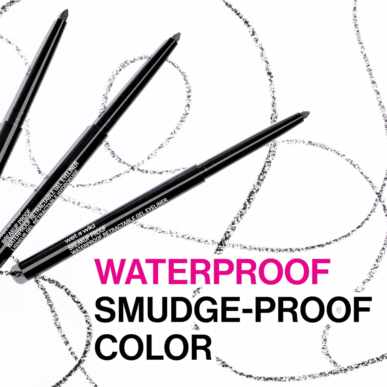 wet n wild Mega Last Breakup Proof Retractable Gel Eyeliner - Waterproof 16-Hour Long-Lasting Wear, Cruelty-Free & Vegan - Brick Brown - Image 4