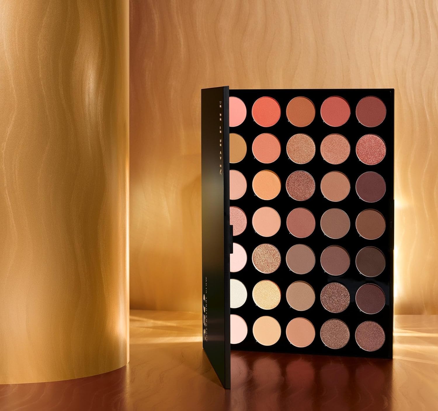 Morphe 35O Makeup Palette - Supernatural Glow Artistry Palette with Matte & Shimmer Neutral Shades - Made to Build, Blend & Layer Flawlessly for Everyday, Versatile Makeup Looks (1.98 oz) - Image 2