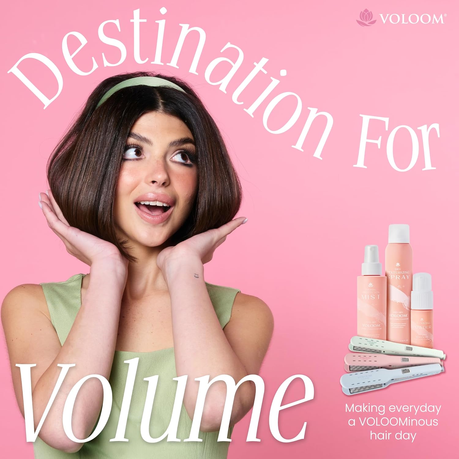 VOLOOM Classic 1-1/2” Inch Professional Volumizing Ceramic Flat Iron - Hair Volumizer & Styling Tool with Adjustable Temp & Auto Shut-Off for Lasting Volume for Thicker Hair - Heat Resistant Case - Image 7
