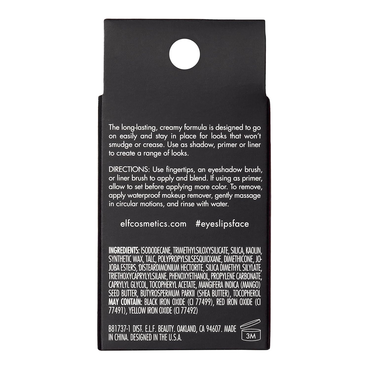 e.l.f. No Budge Cream Eyeshadow Palette Plateau 3-in-1 Vegan Cruelty-Free 0.32 oz - Image 6