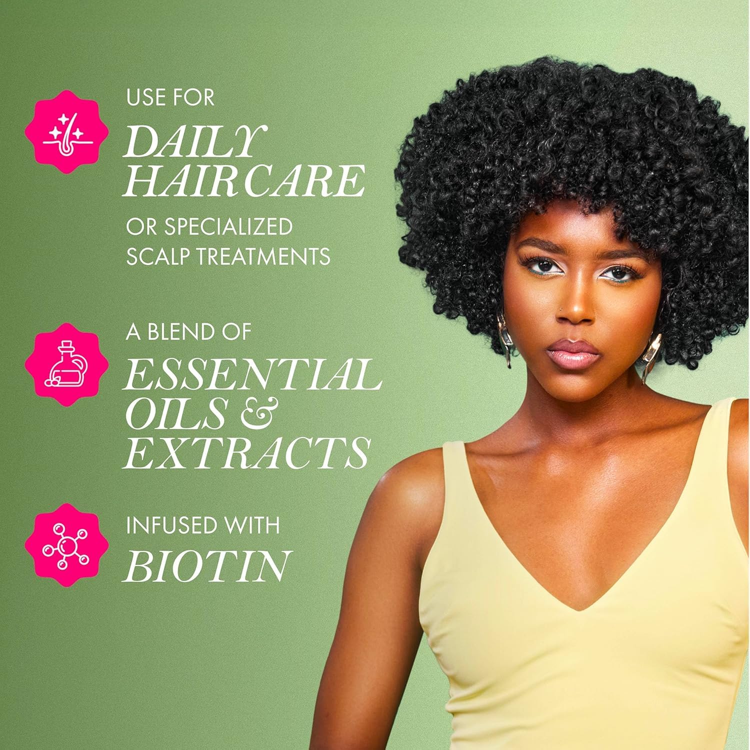 Mielle Organics Rosemary Mint Scalp & Hair Strengthening Oil for All Hair Types (2 Fl Oz) - Image 3