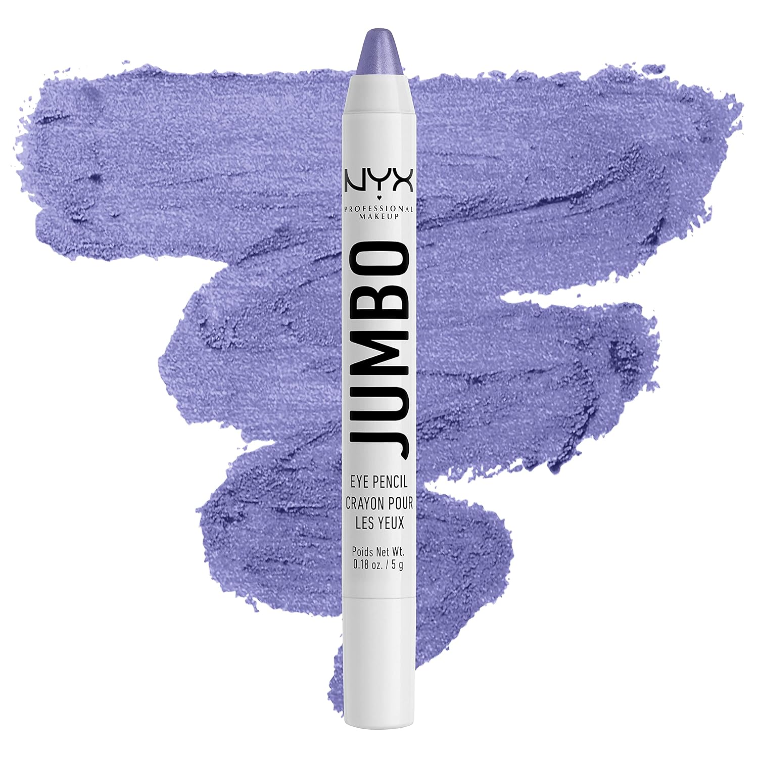 NYX PROFESSIONAL MAKEUP Jumbo Eye Pencil, Blendable Eyeshadow Stick & Eyeliner Pencil - Donut (Lilac)